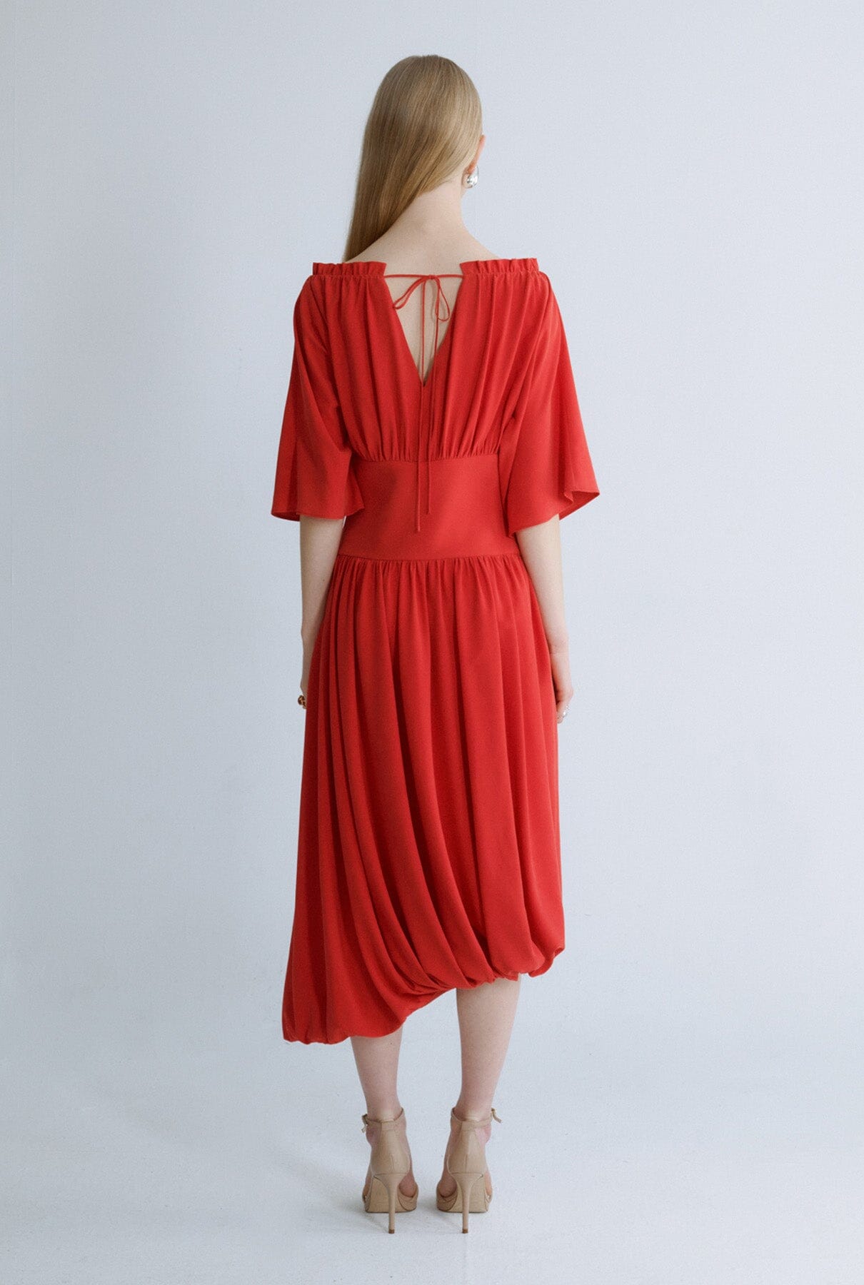Vestido twist rojo Dresses Miguel Marinero 