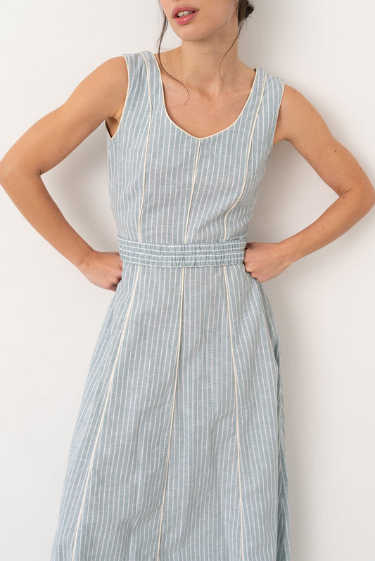 Vestido Vendome Azul Dresses Vano Studio 