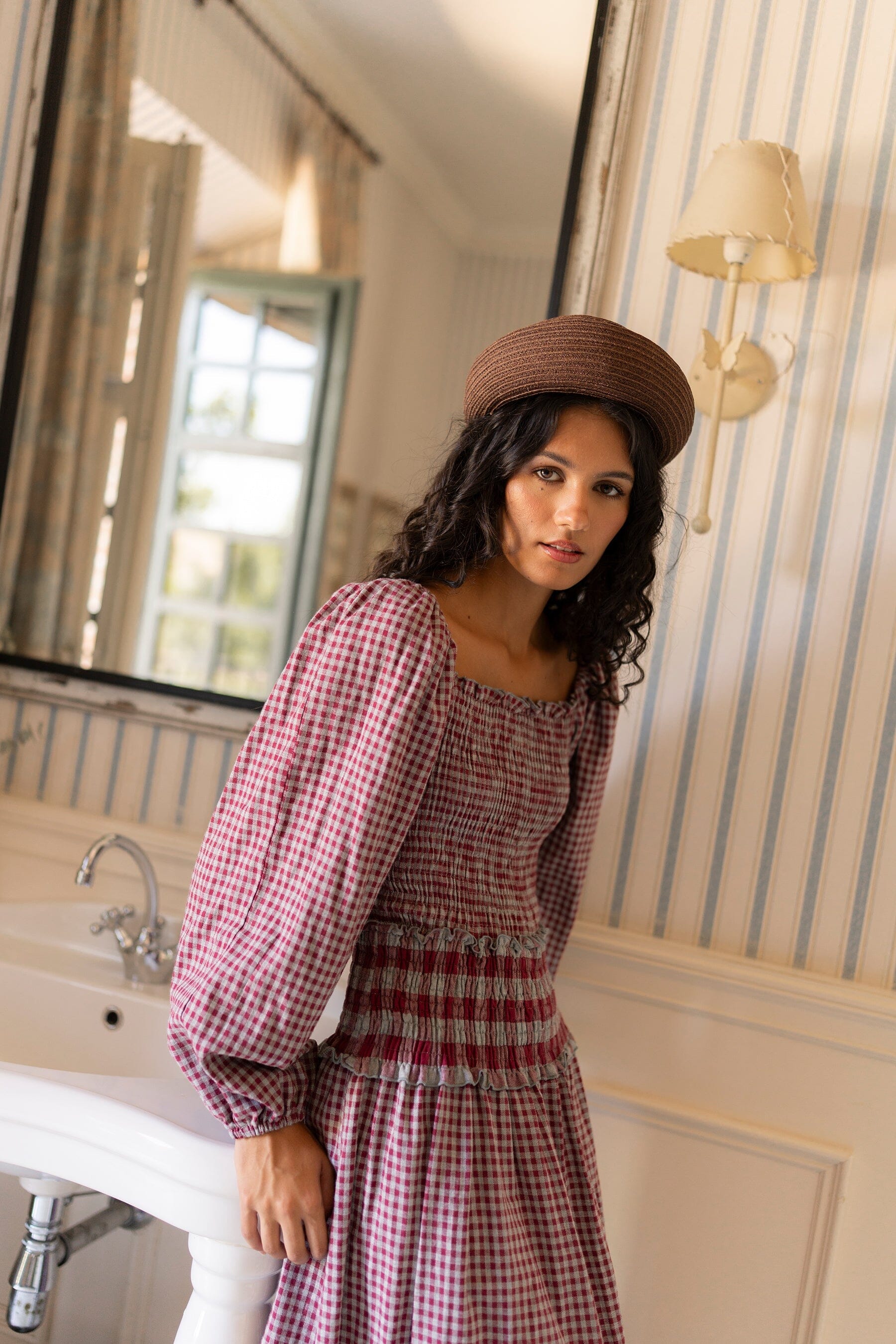 Vestido Vichy Rouge Dresses Vano Studio 