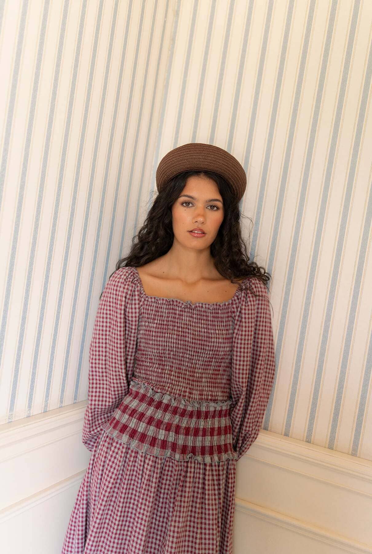 Vestido Vichy Rouge Dresses Vano Studio 