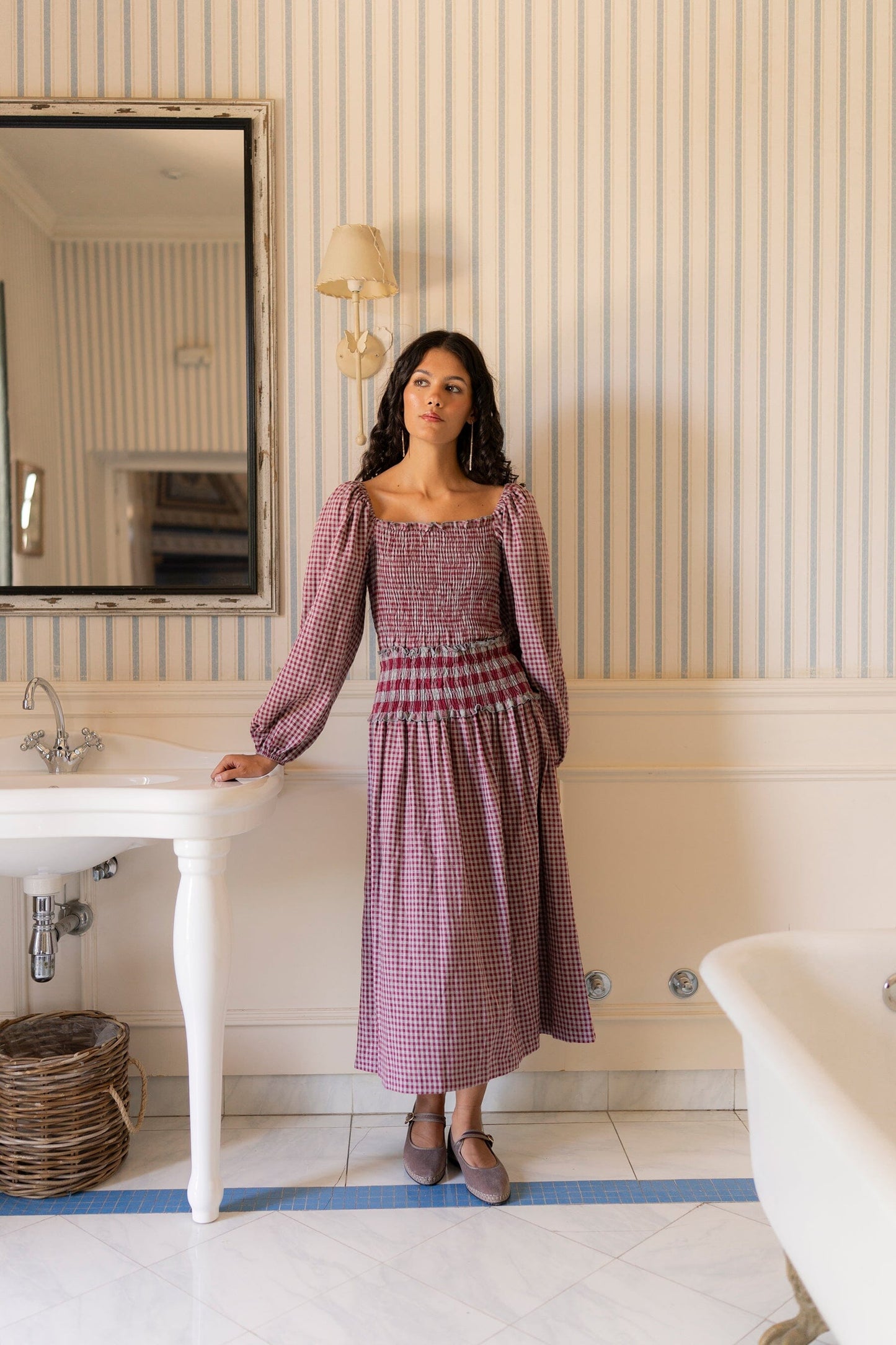 Vestido Vichy Rouge Dresses Vano Studio 