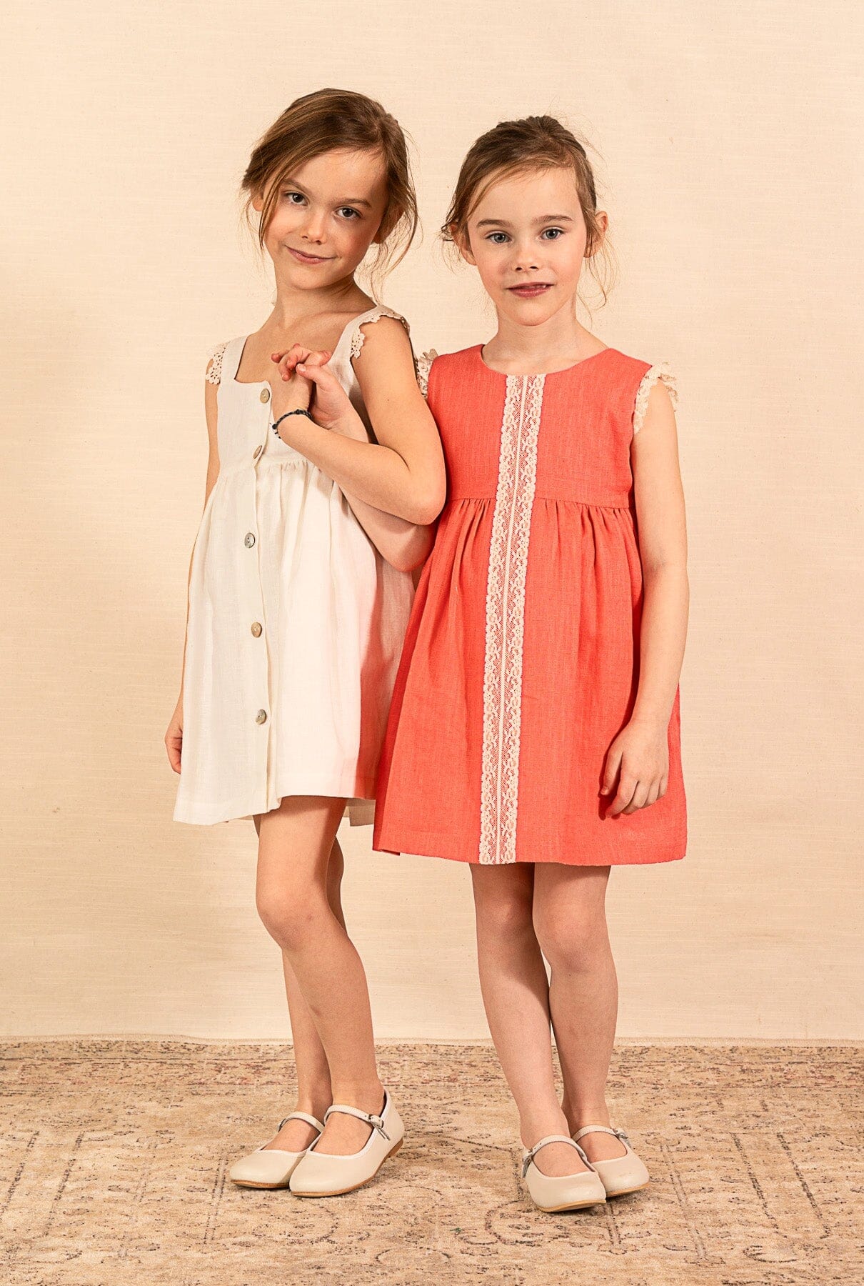 Victoire Dress Off White Kids Clothing Amaia London 