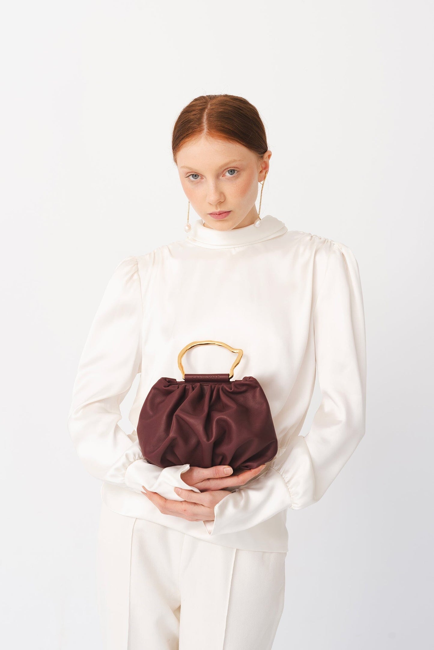 Victoria Burgundy Hand bags Carnevale Madrid 