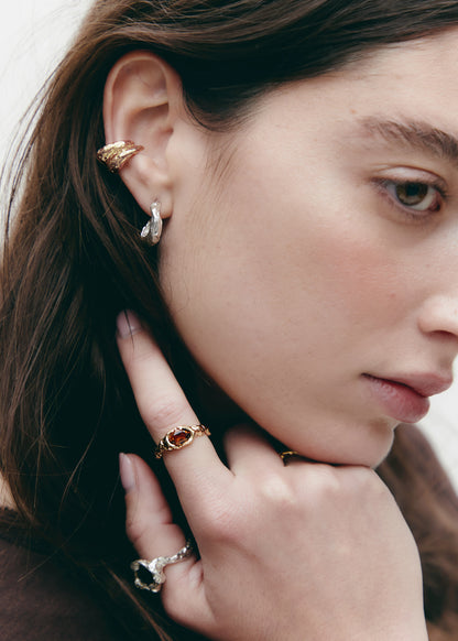 Vincle Earcuff Gold Earrings Albert Coll 
