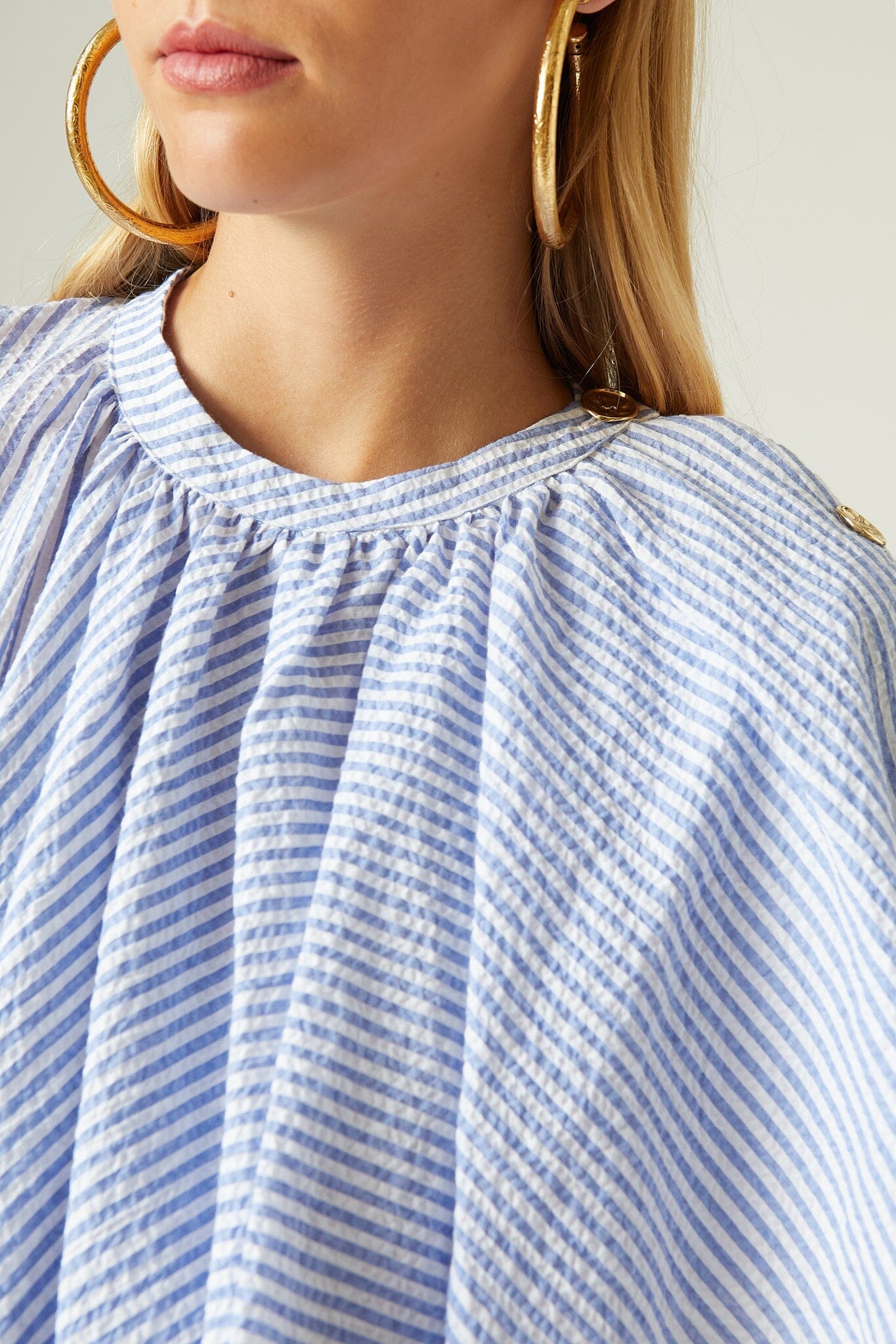 Vivi Top Ibiza Blue Tops and Blouses The Label Edition 