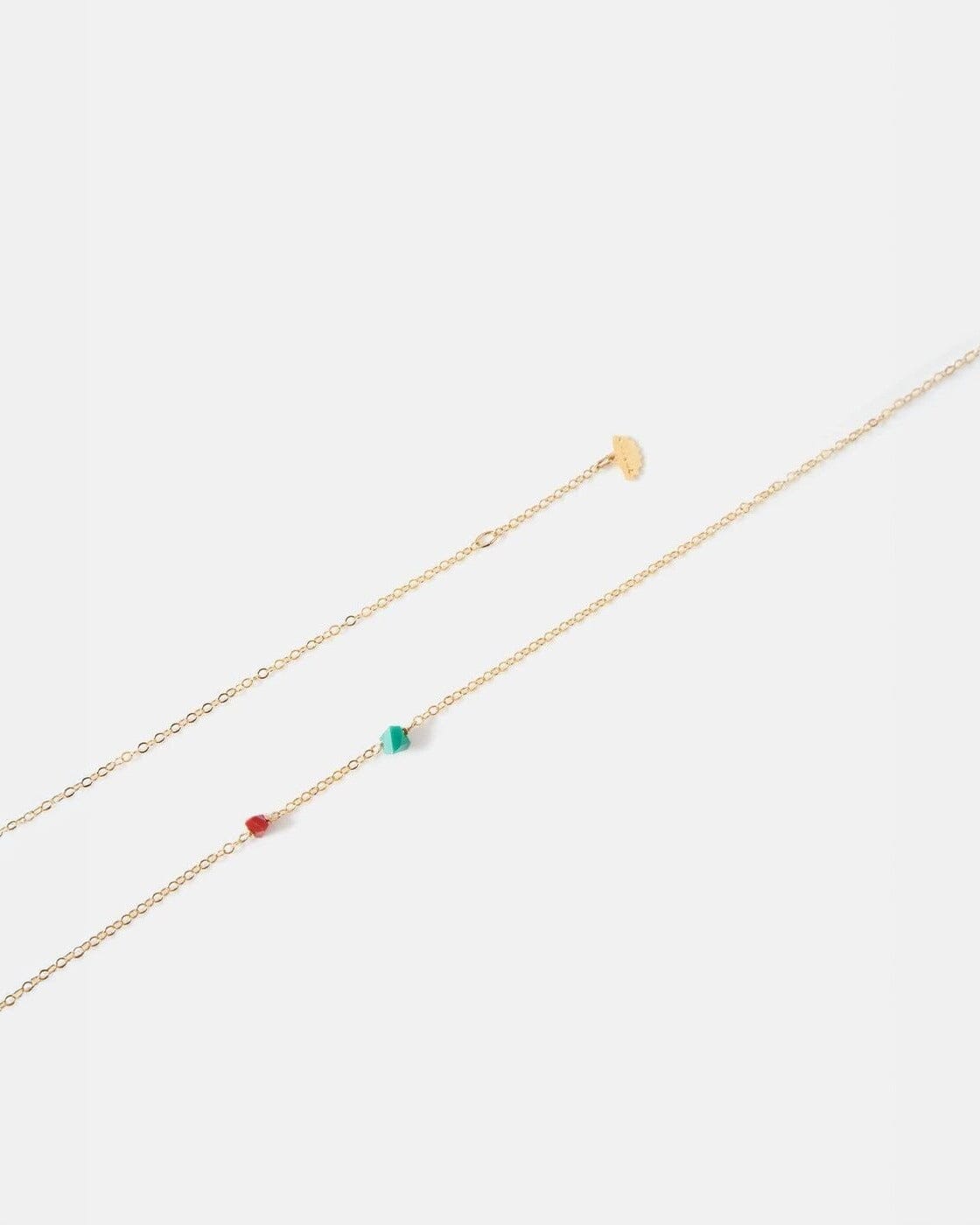 Vogue on the rocks ( red / green ) Necklaces La Morenita 
