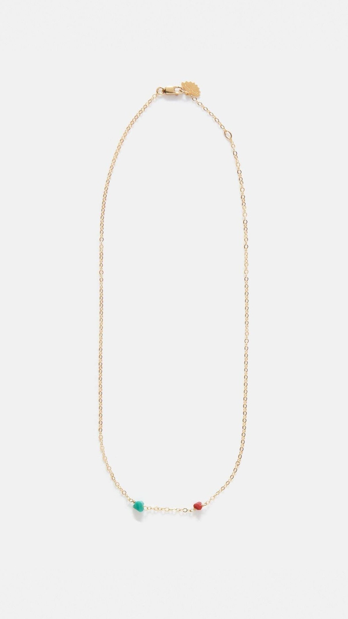 Vogue on the rocks ( red / green ) Necklaces La Morenita 