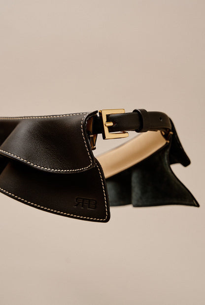 Vuelo Black Leather Corset Belt Belts RFB 