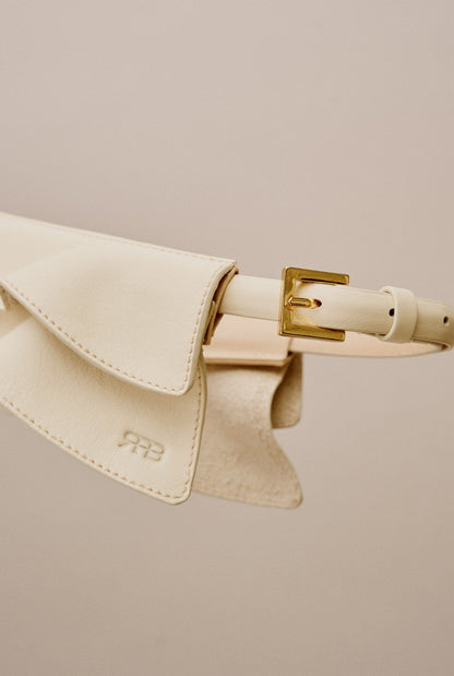 Vuelo Warm White Leather Corset Belt Belts RFB 