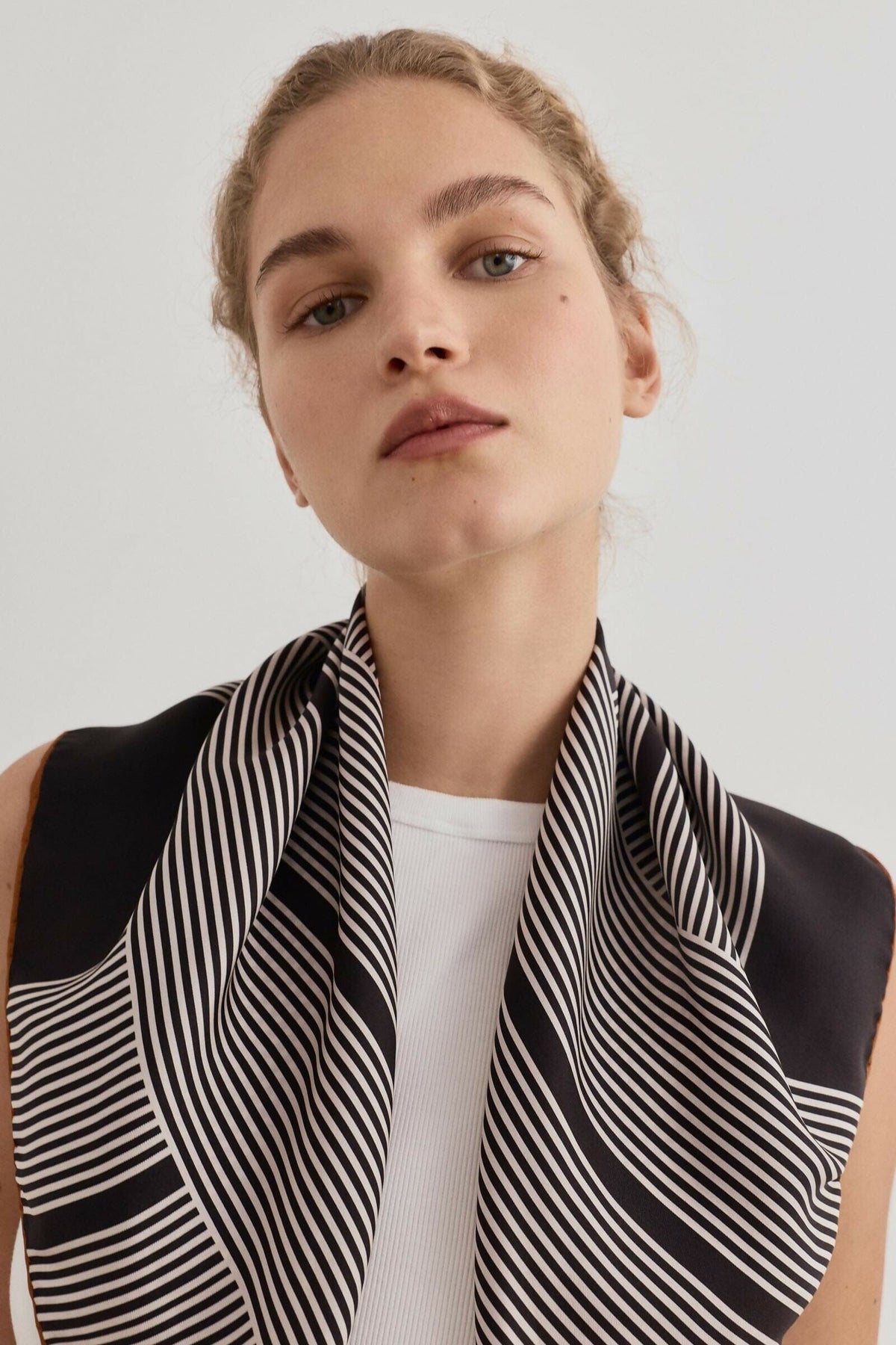 WEAVE SCARF BLACK Foulards & Scarves Van Hise 