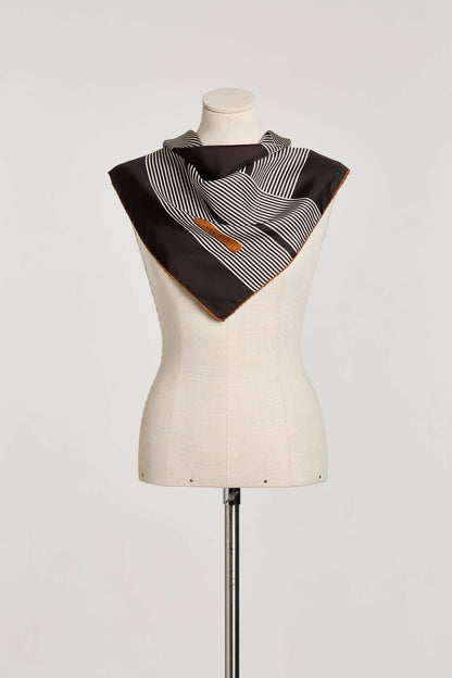 WEAVE SCARF BLACK Foulards & Scarves Van Hise 