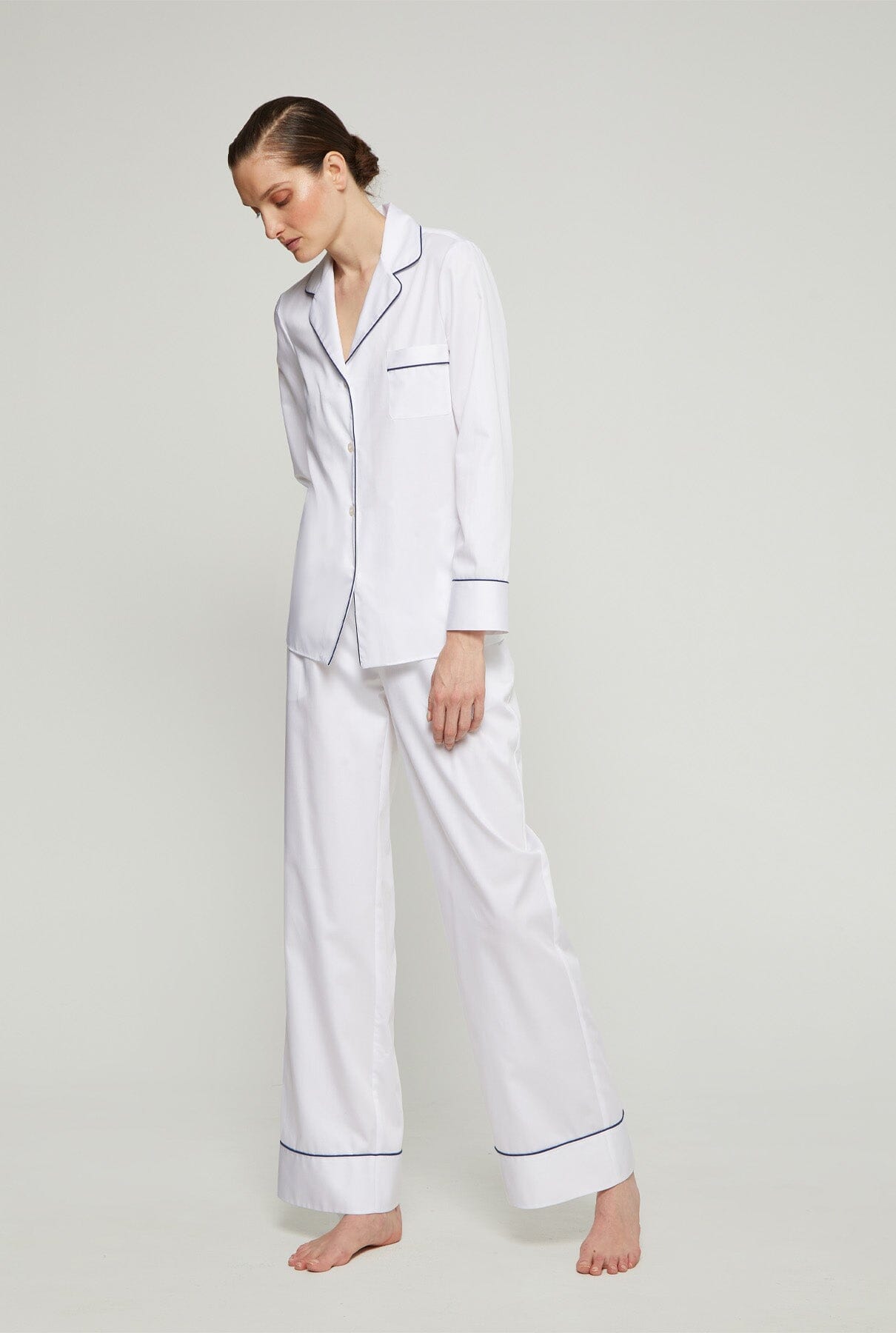 White cotton pajamas Sleepwear Mirto 