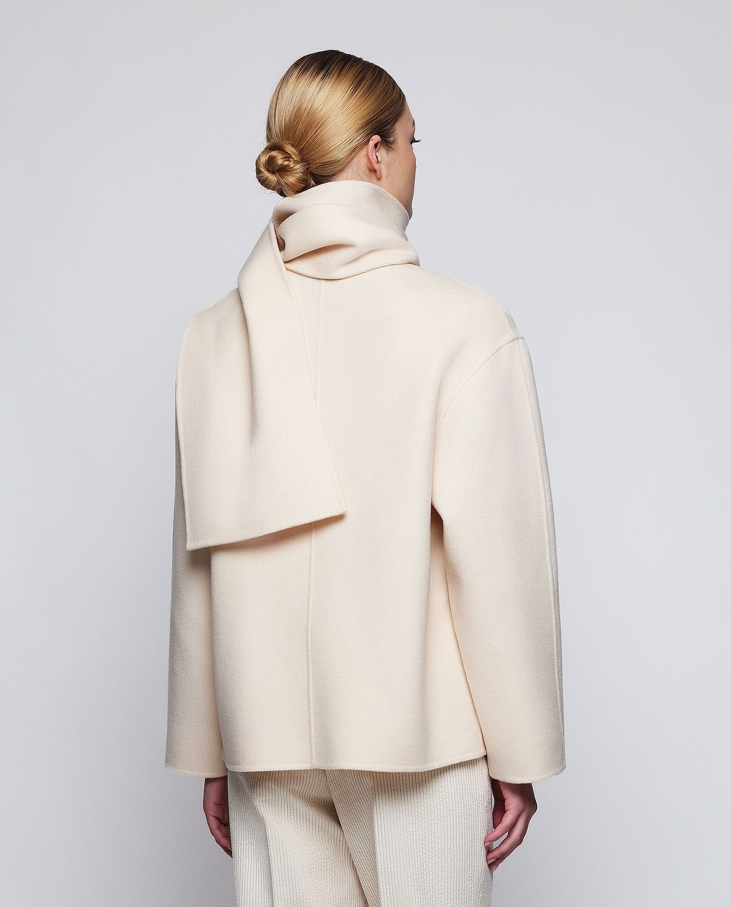 White double-face cashmere wool coat Coats Mirto 