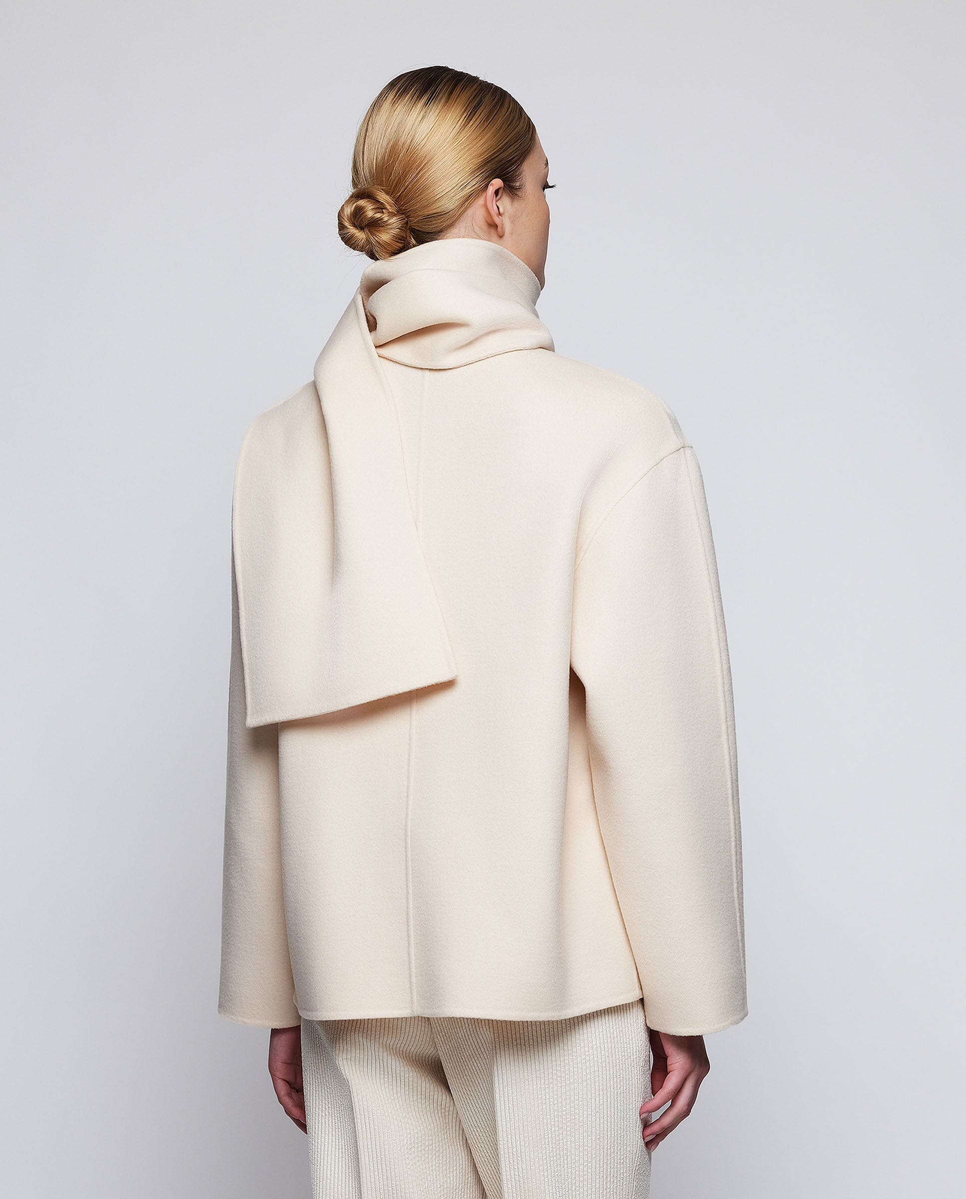 White double-face cashmere wool coat Coats Mirto 
