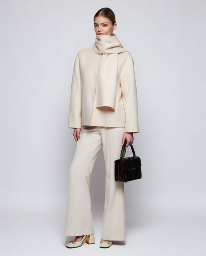 White double-face cashmere wool coat Coats Mirto 
