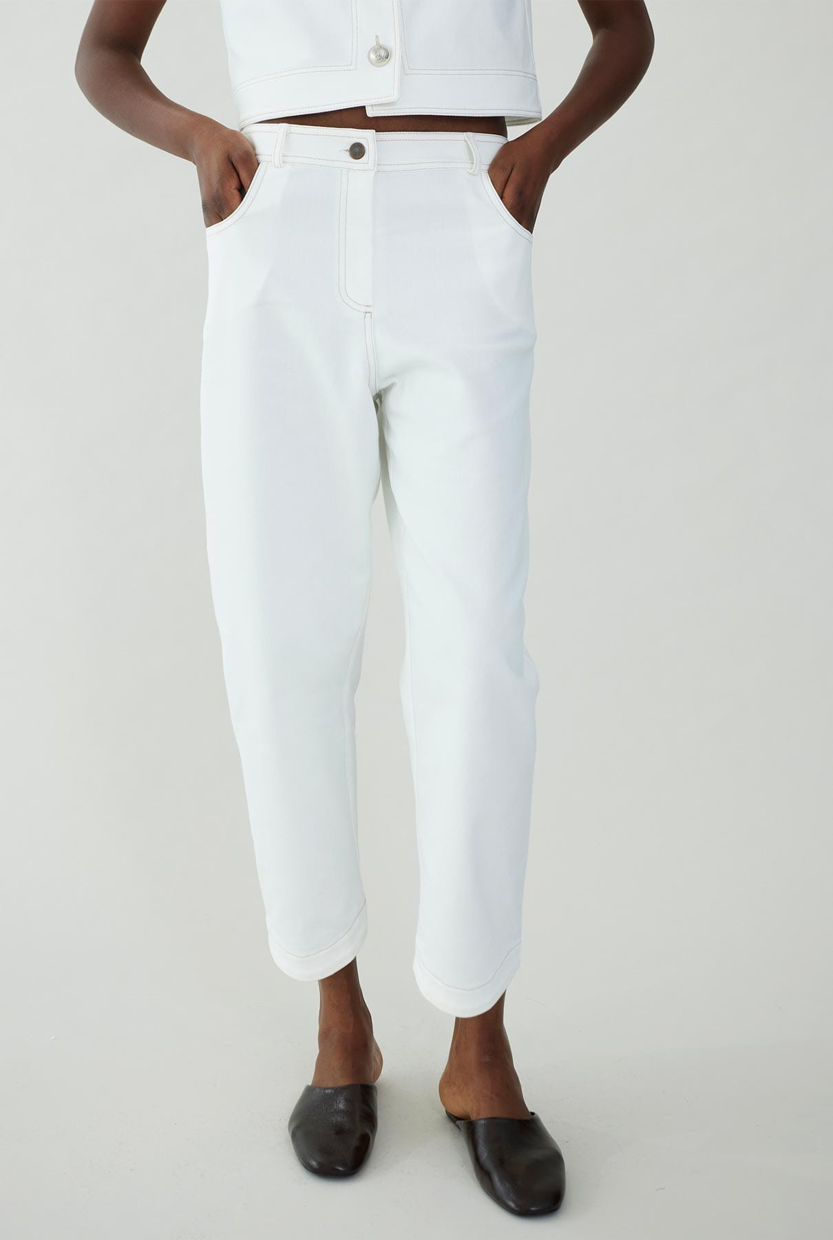 White jeans Trousers Tot-Hom 