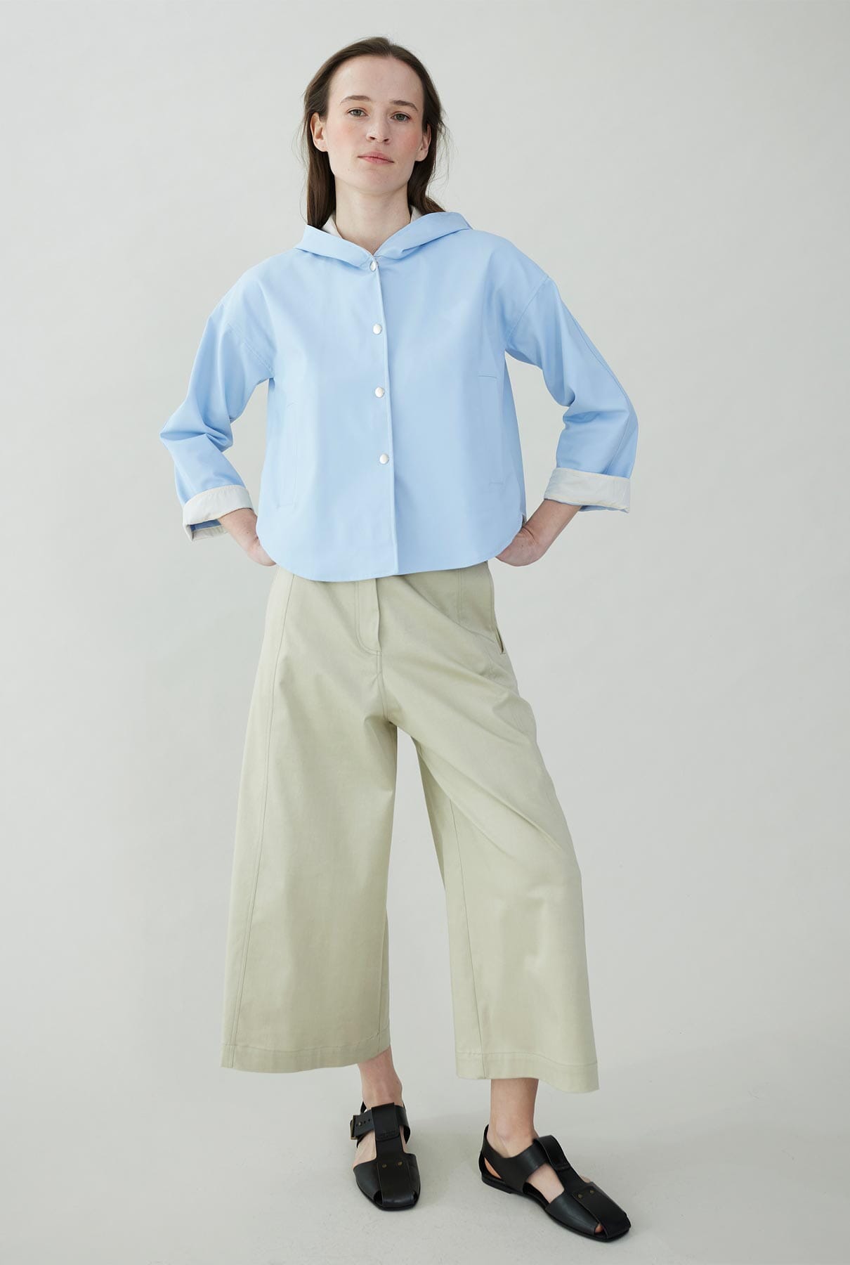 Wide-legged cotton pants Trousers Tot-Hom 