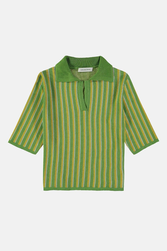 Xiringo Classic Polo Green Shirts & Tops Carlota Cahis 