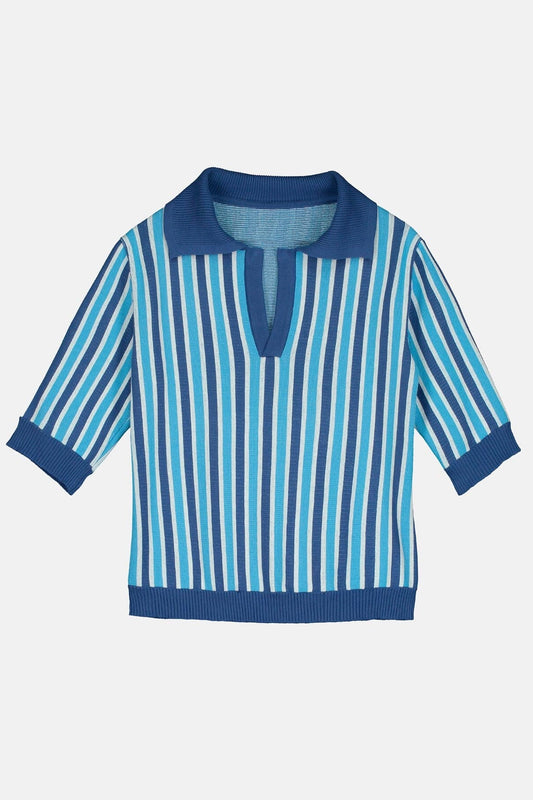 Xiringo polo Blue Tops and Blouses Carlota Cahis 