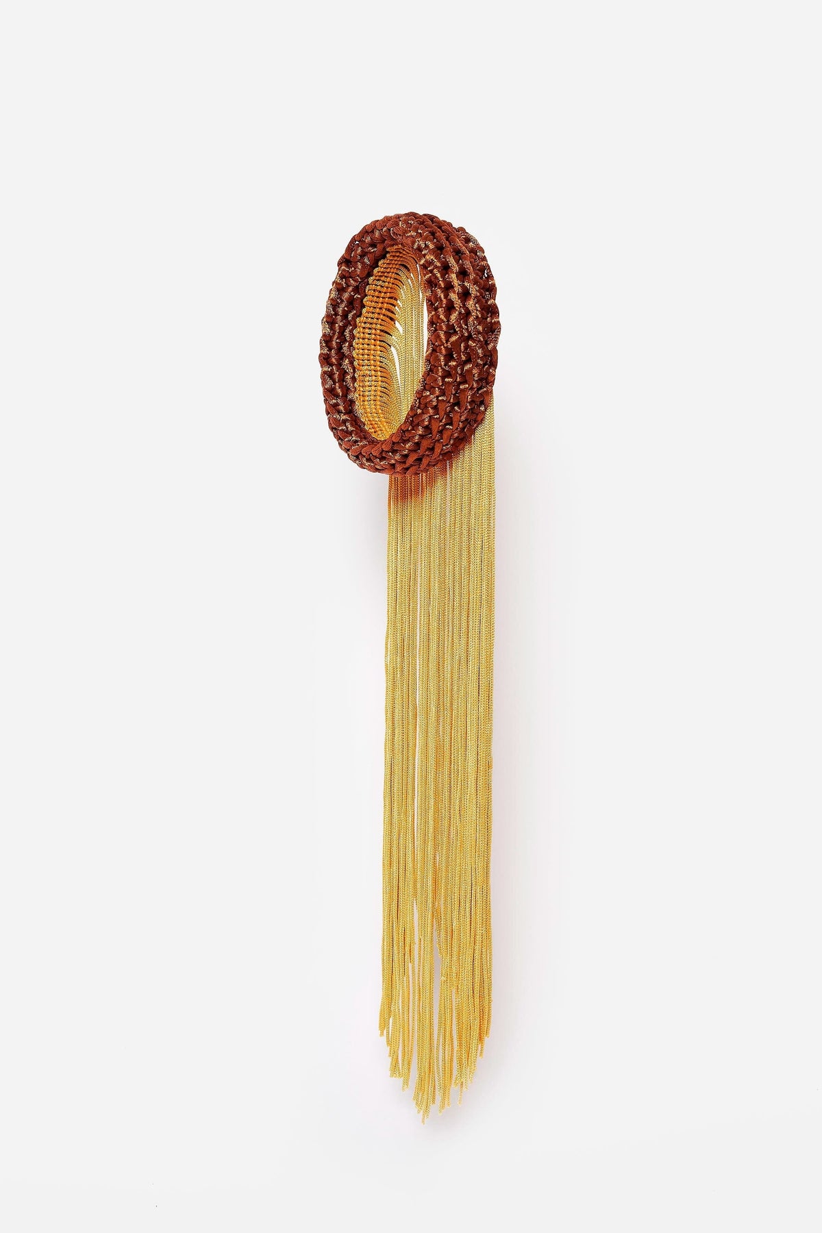 Yellow Long Fringe Bracelet Bracelets SOY FASCINANTE 