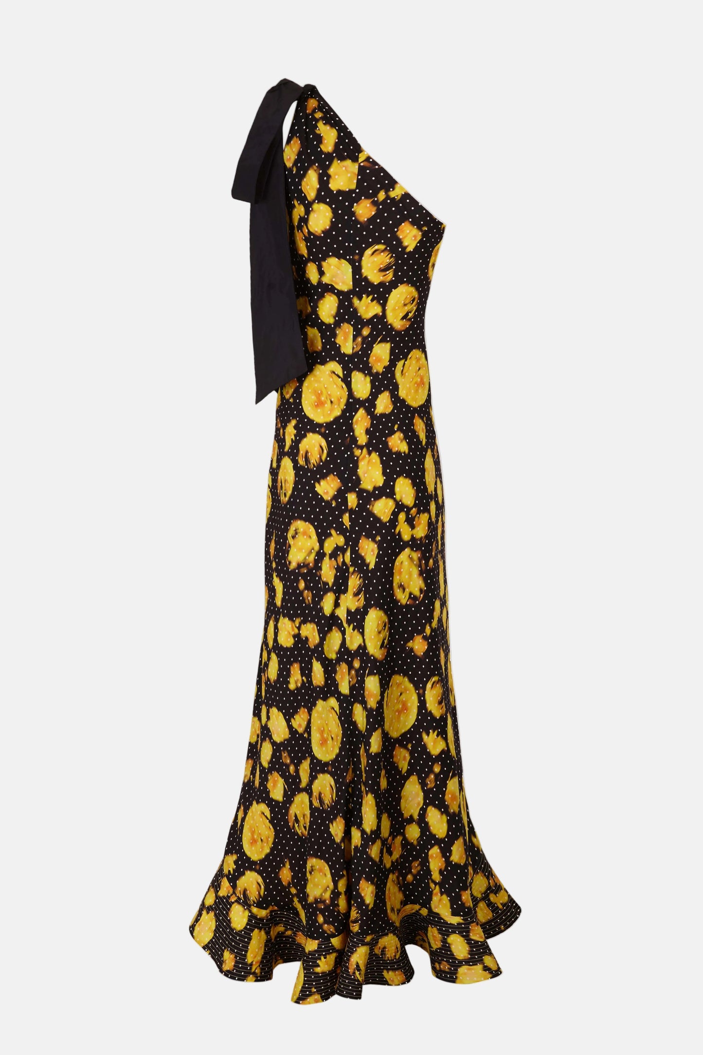 Yellow Ruffled Dress Dresses PALOMO SPAIN 