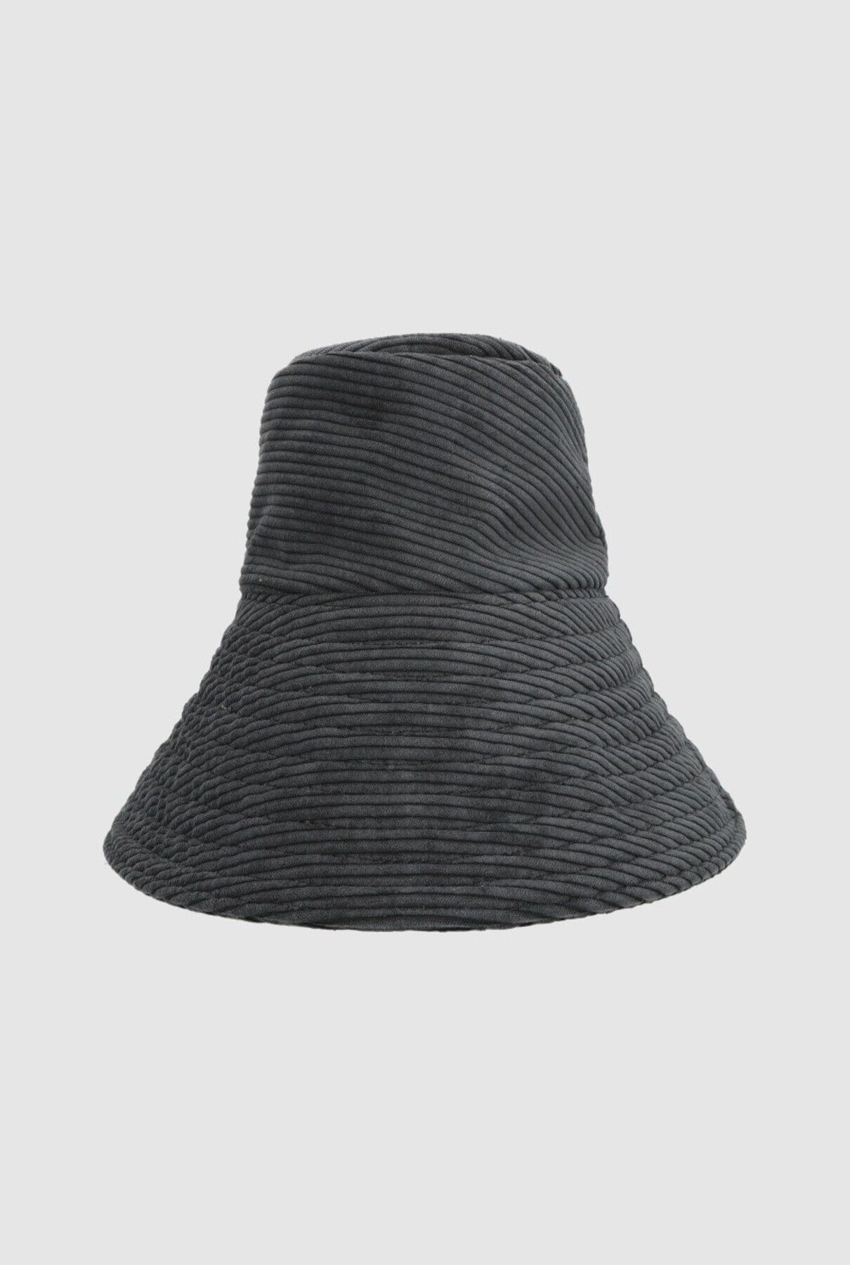Yoyo Corduroy Hat Black Hat Zahati 