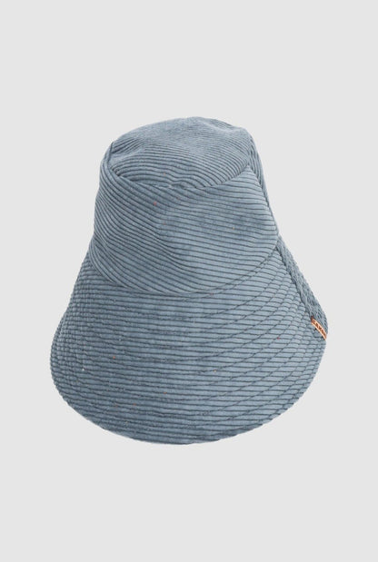 Yoyo Corduroy Hat Blue Hat Zahati 