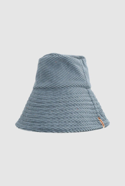 Yoyo Corduroy Hat Blue Hat Zahati 