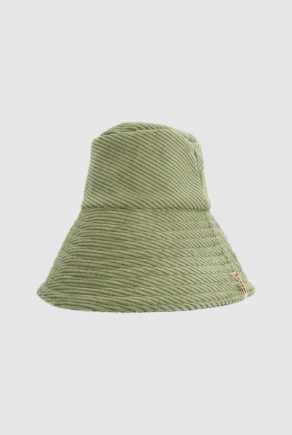Yoyo Corduroy Hat Green Hat Zahati 
