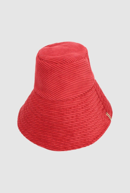 Yoyo Corduroy Hat Red Hat Zahati 