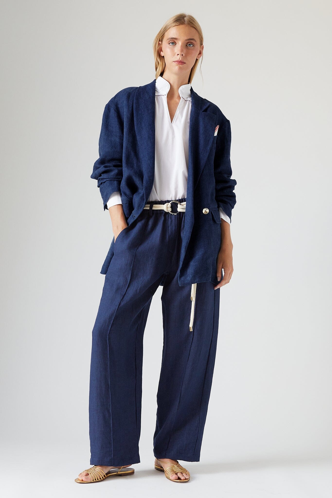 Zackary Blazer Indigo Jackets The Label Edition 