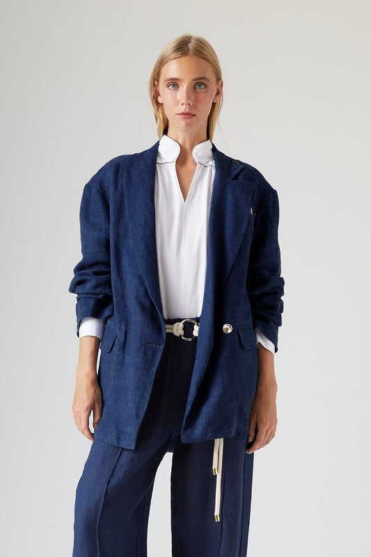 Zackary Blazer Indigo Jackets The Label Edition 