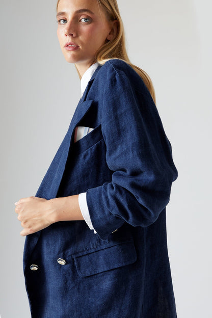 Zackary Blazer Indigo Jackets The Label Edition 