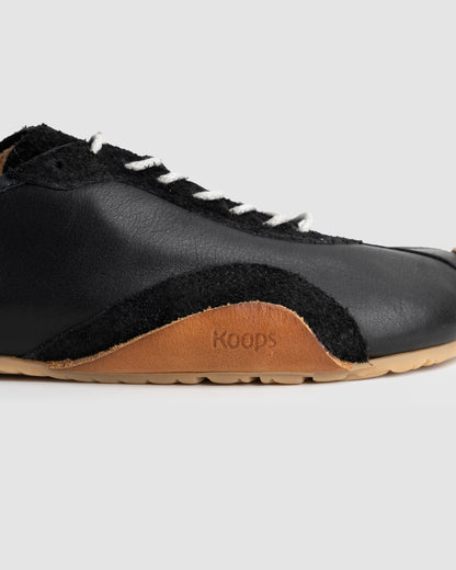 Zen Nappa Barefoot Sneaker Coal Flat shoes KOOPS 