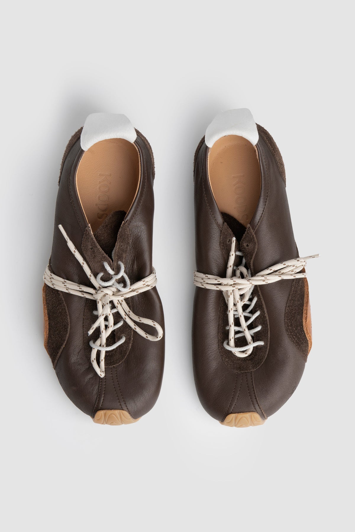 Zen Nappa Barefoot Sneaker Dark Wood Flat shoes KOOPS 