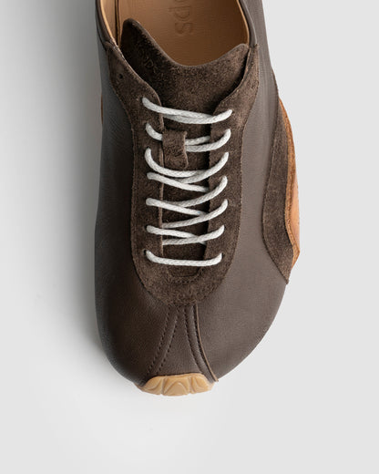 Zen Nappa Barefoot Sneaker Dark Wood Flat shoes KOOPS 