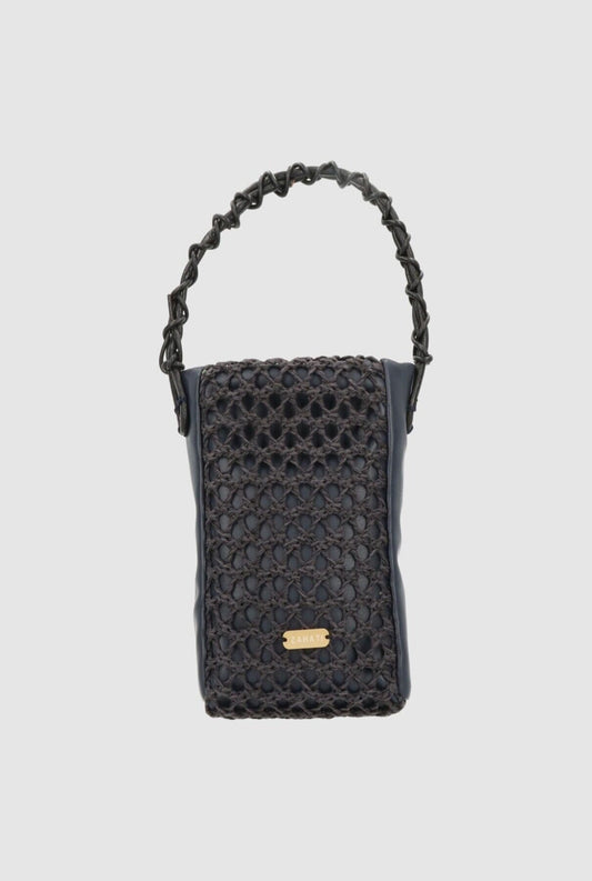 Zigzag Mini Bag Navy Blue Crossbody bags Zahati 