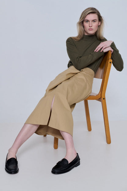 Zoe Loafers in Croc-effect Black Leather Flat shoes AUGUSTA 