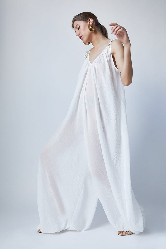 Zoya Jumpsuit White Jumpsuits The Label Edition 