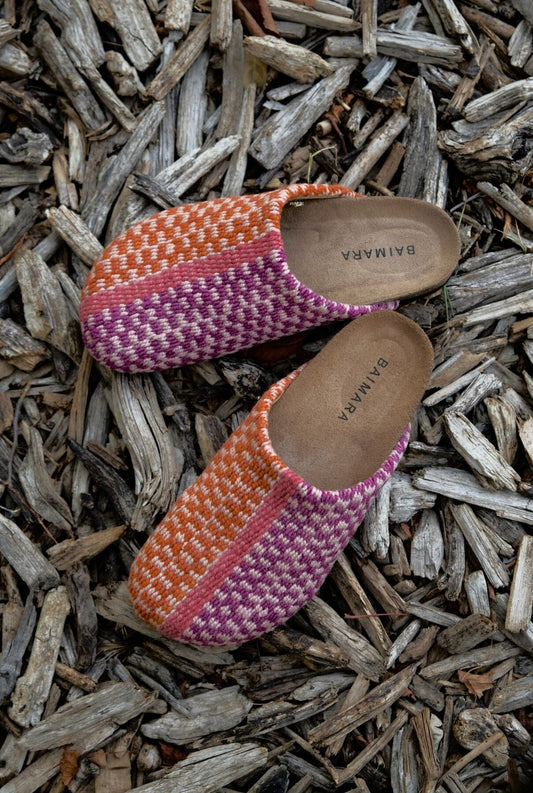Zueco BAIMARA Bio Naranja y Morado Flat shoes Baimara 