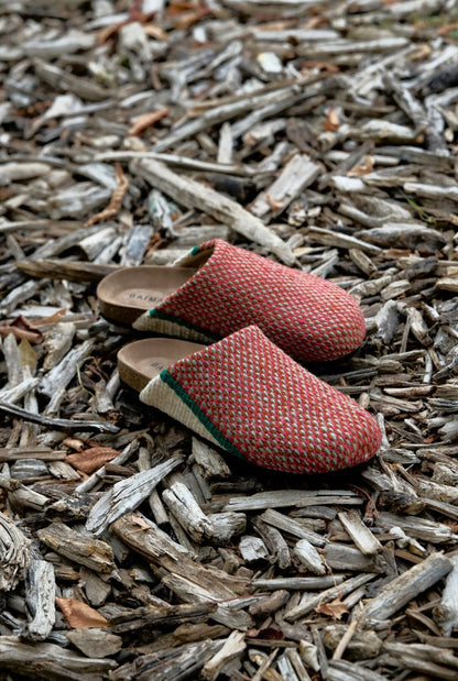 Zueco BAIMARA Bio Rayas verde lateral Flat shoes Baimara 