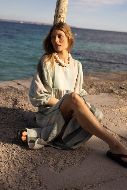 Zuri Blue Dress Dresses Maràvic 