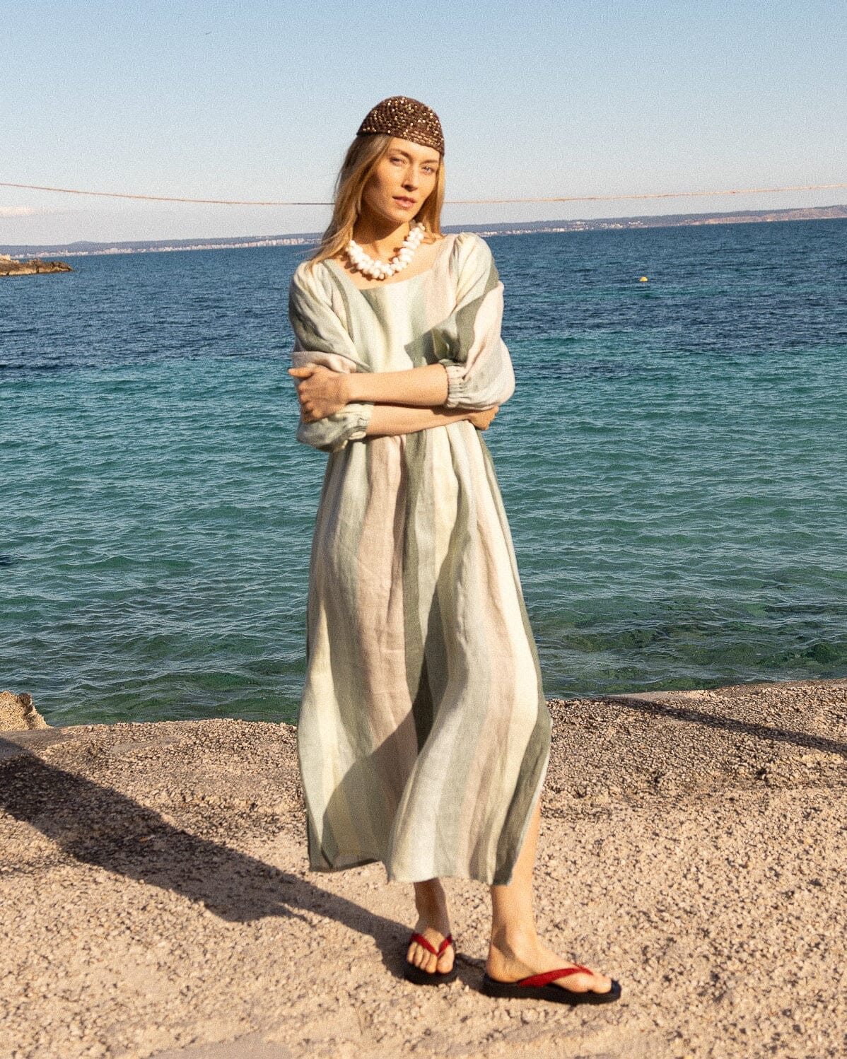 Zuri Blue Dress Dresses Maràvic 