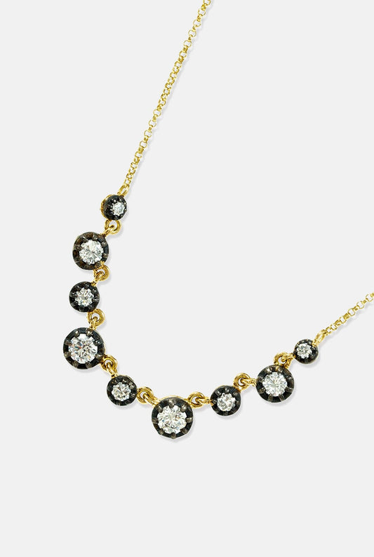 9 diamonds Midnight necklace Necklaces ES Fascinante 