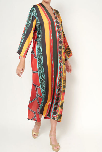 African Midi Caftan Dress Dresses TETE BY ODETTE 