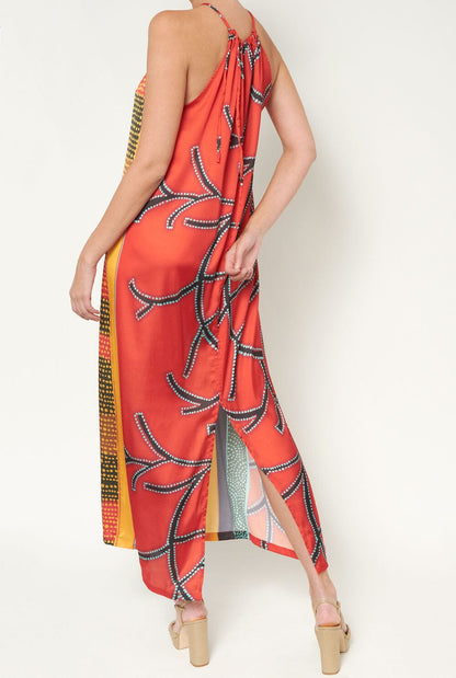 African Strappy Dress Dresses TETE BY ODETTE 