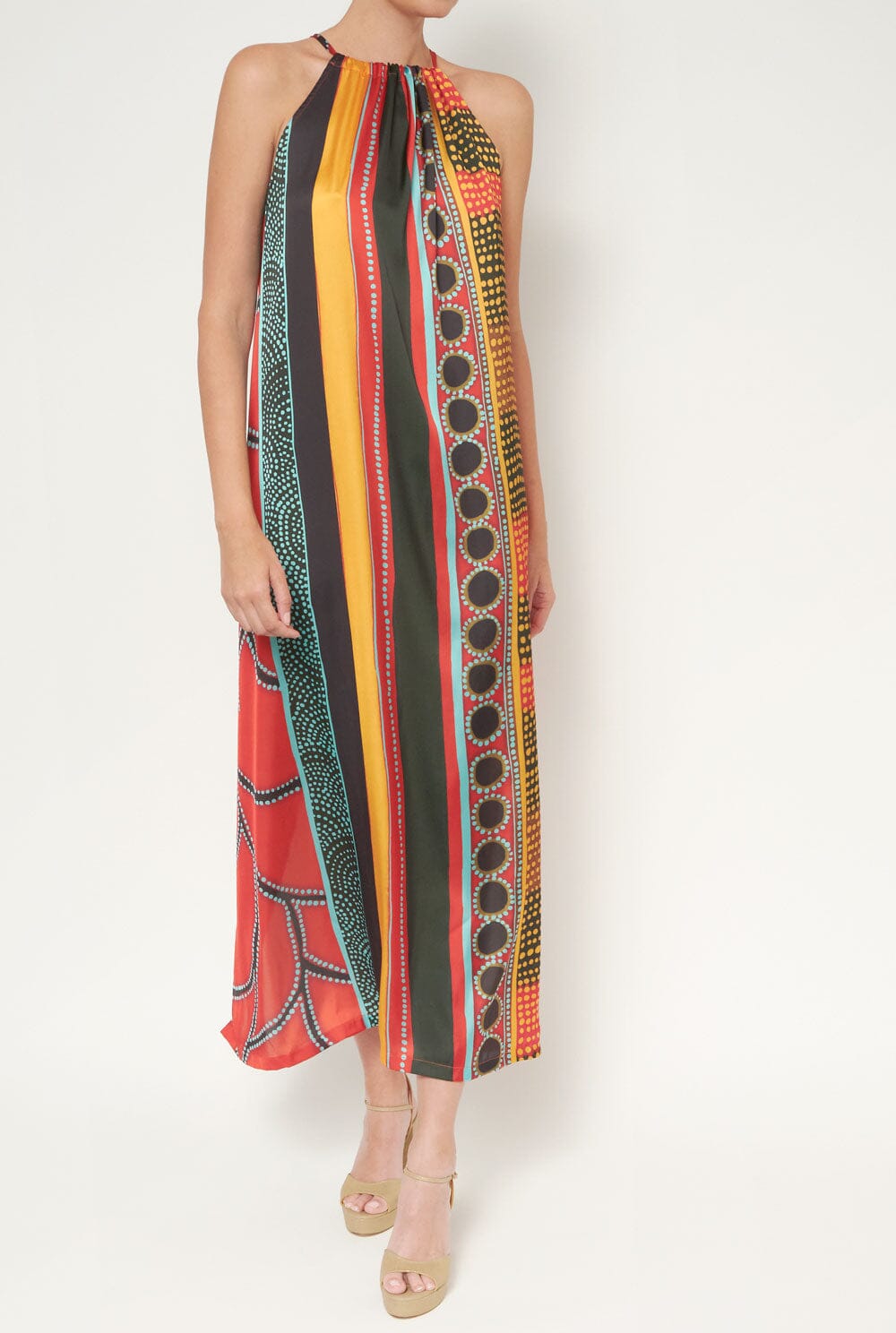 African Strappy Dress Dresses TETE BY ODETTE 
