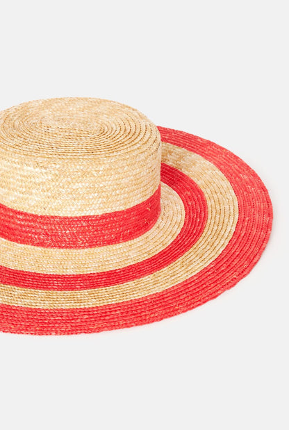 Alto Canotier Red stripes Hats Zahati 