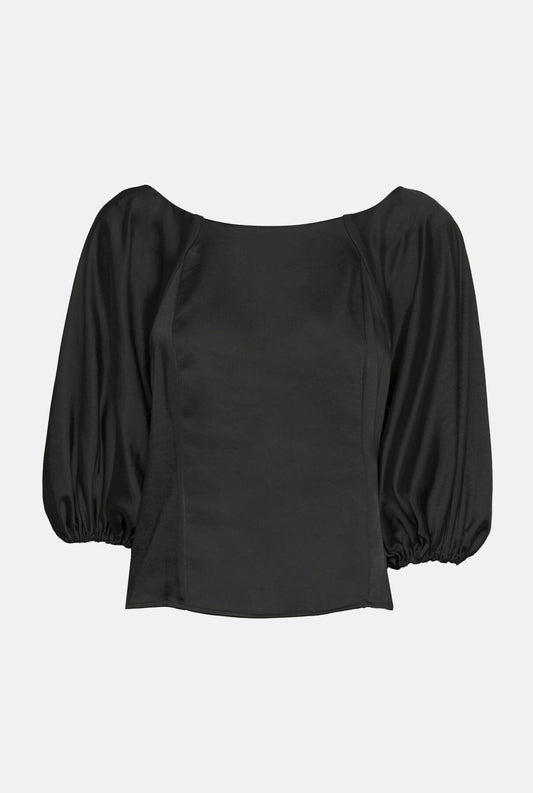 Audrey Top Negro Shirts & blouses Duyos 