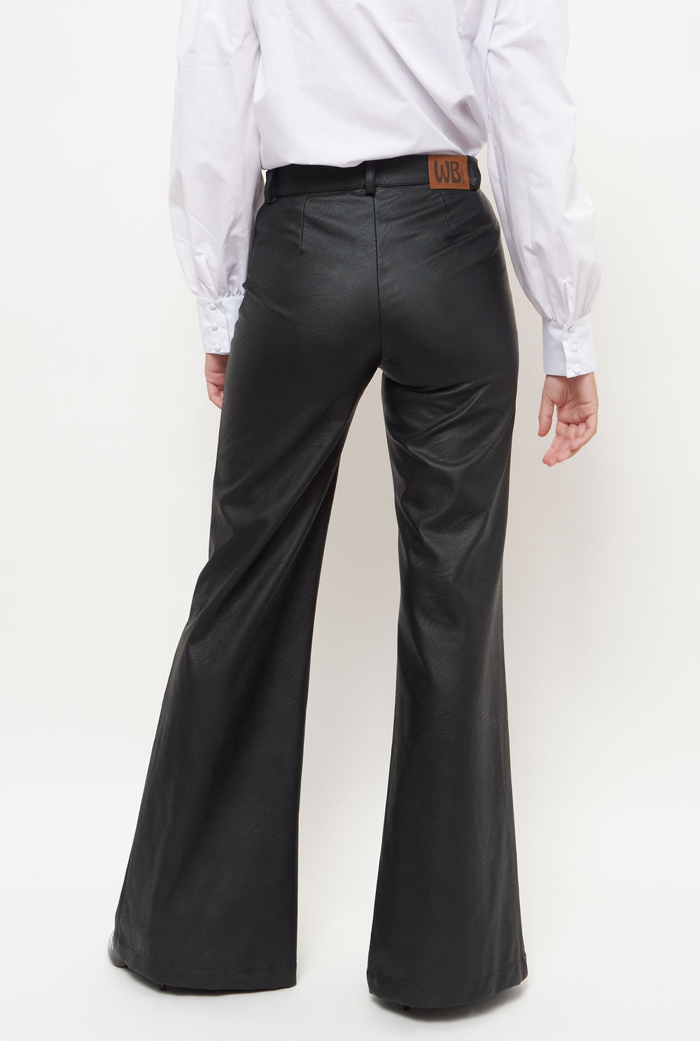 Avedon Black Poli Pants Trousers Wearitbe 